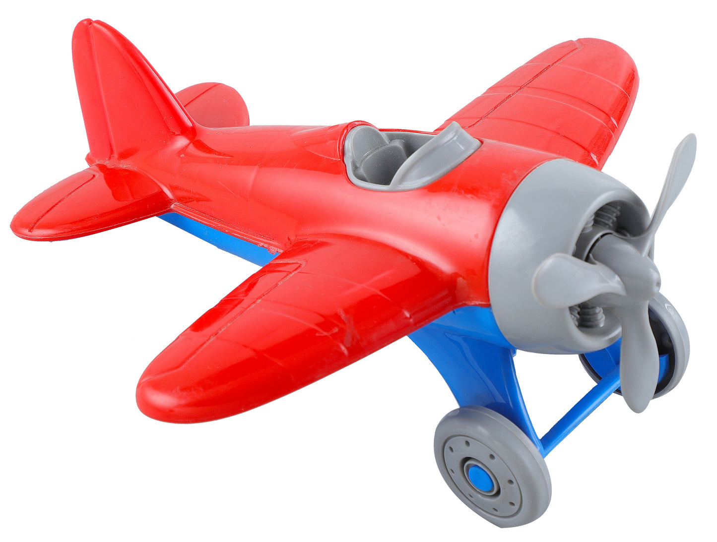 Goyal's Bingo Airplane Toys - BPA Free, Aero Plane for Improving Aeronautical Knowledge of Children - No Metal Axle, No Nut Used, No Sharp Edges, Safe Toy for Kids - Red