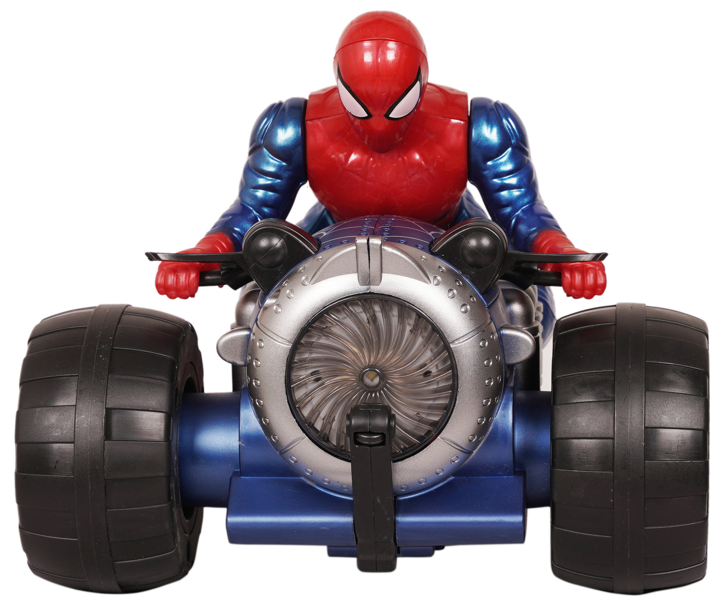 Goyal's 360° Rotating Acrobatic Stunt Spin Racer Motorcycle Cartoon-Men Toy With Lights & Music