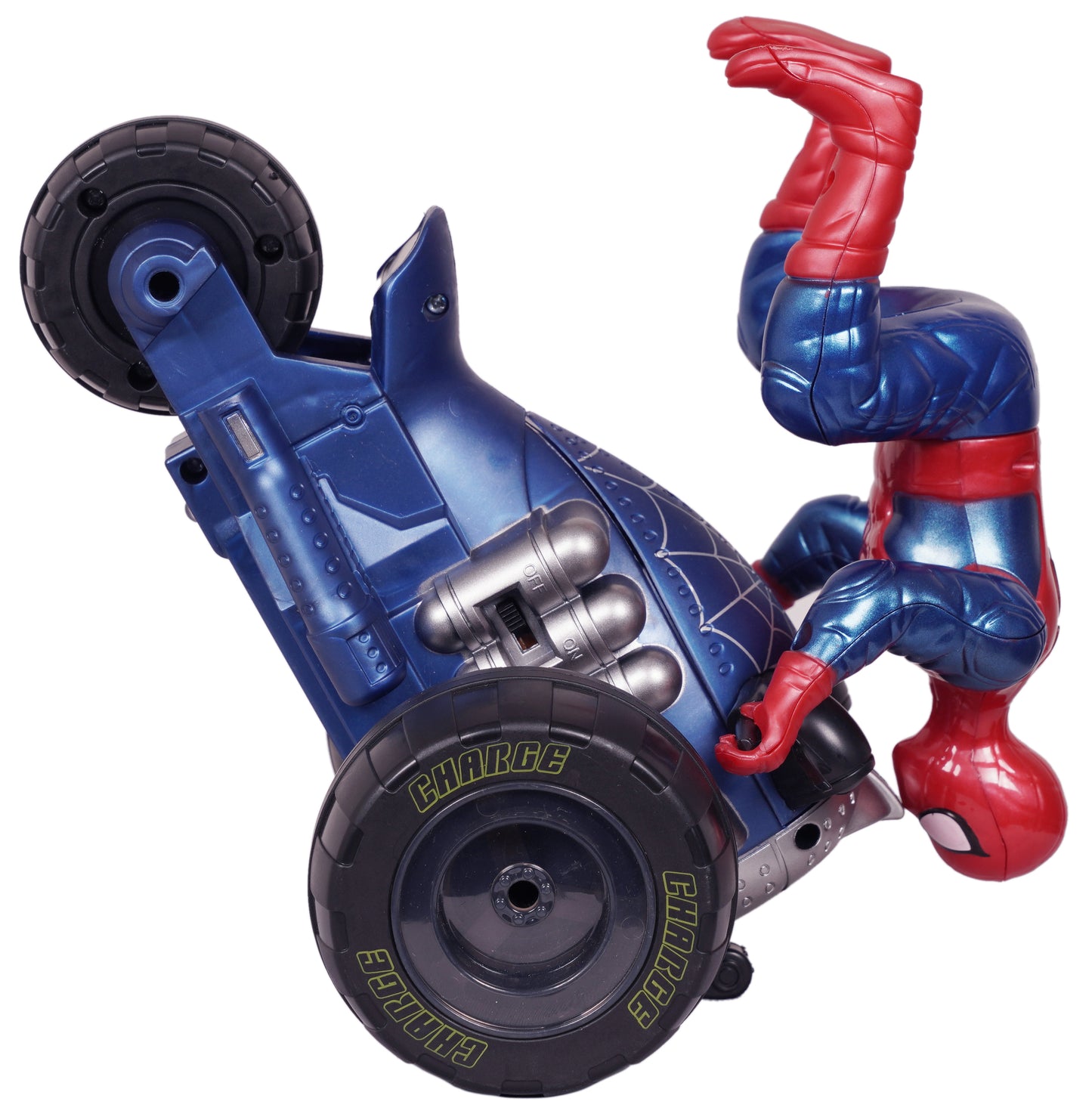 Goyal's 360° Rotating Acrobatic Stunt Spin Racer Motorcycle Cartoon-Men Toy With Lights & Music