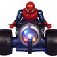 Goyal's 360° Rotating Acrobatic Stunt Spin Racer Motorcycle Cartoon-Men Toy With Lights & Music