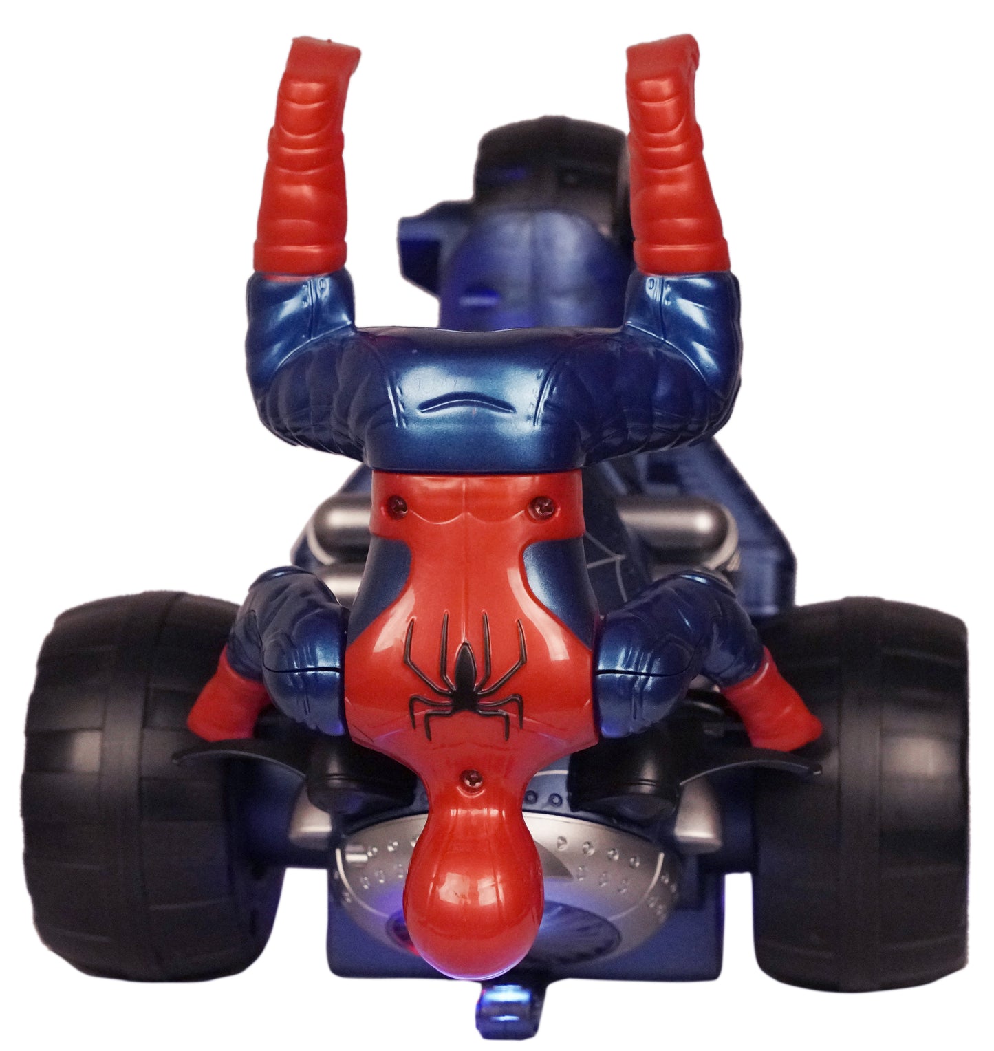 Goyal's 360° Rotating Acrobatic Stunt Spin Racer Motorcycle Cartoon-Men Toy With Lights & Music