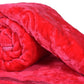 Goyal's Polyester Embossed Floral Printed 500TC Single Bed Mink Blanket 63 X 85 Inch - Pink, reversible