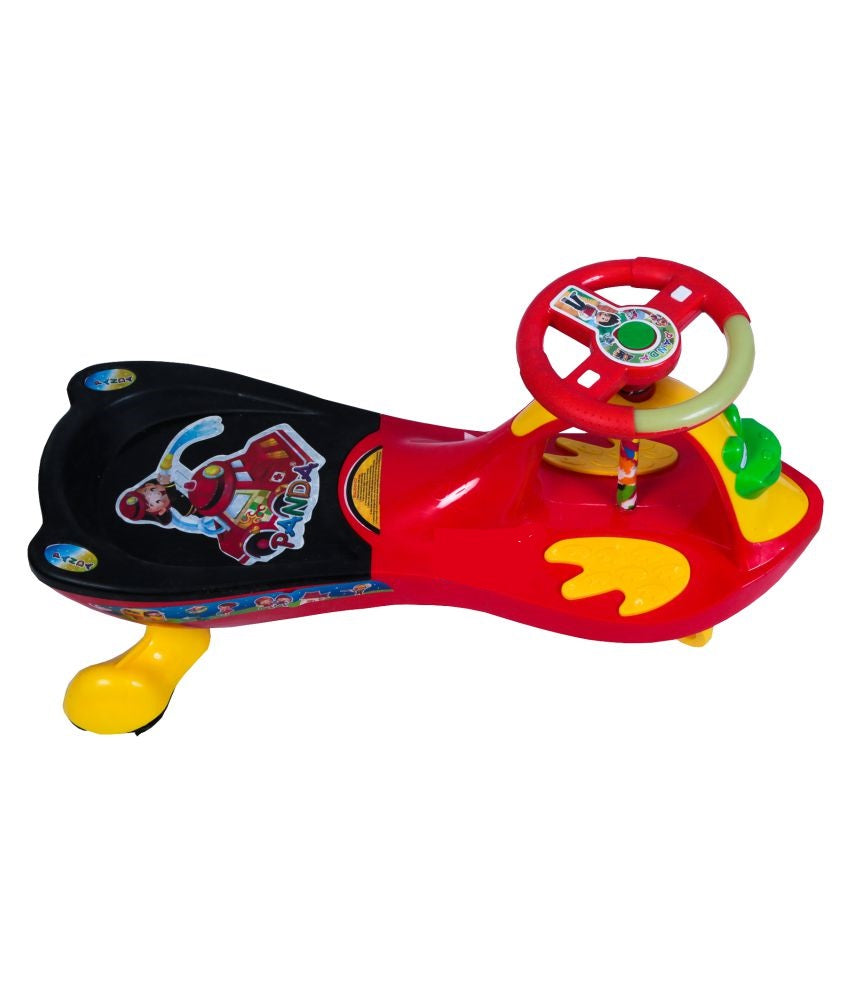 Goyal's Frog Face Design Musical Free Wheel Swing and Twist Magic Car