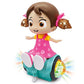 Goyal's 360 Degree Rotating Musical Dancing Girl Doll Toy with Attractive Multi Color Flashing Lights (Sit Girl)