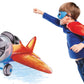 Goyal's Bingo Airplane Toys - BPA Free, Aero Plane for Improving Aeronautical Knowledge of Children - No Metal Axle, No Nut Used, No Sharp Edges, Safe Toy for Kids - Red