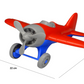 Goyal's Bingo Airplane Toys - BPA Free, Aero Plane for Improving Aeronautical Knowledge of Children - No Metal Axle, No Nut Used, No Sharp Edges, Safe Toy for Kids - Red