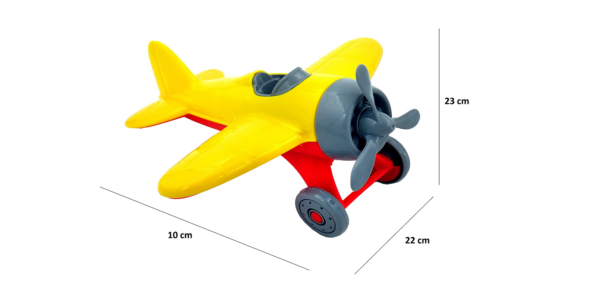 Yellow top toy plane