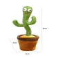 Goyal's Dancing Cactus Talking Toy, Wriggling, Singing & Repeating What You Say, Funny Education Toy for Babies & Kids - Green