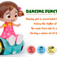 Goyal's 360 Degree Rotating Musical Dancing Girl Doll Toy with Attractive Multi Color Flashing Lights (Sit Girl)