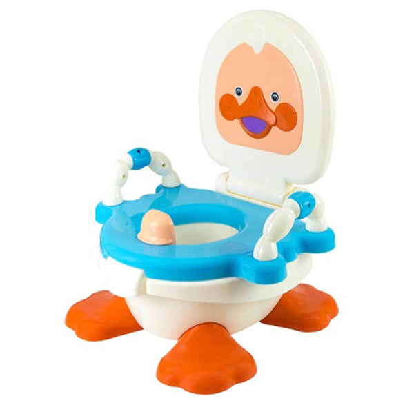 Goyal's Baby Duck Potty Training Seat with Removable Bowl and Closable Cover